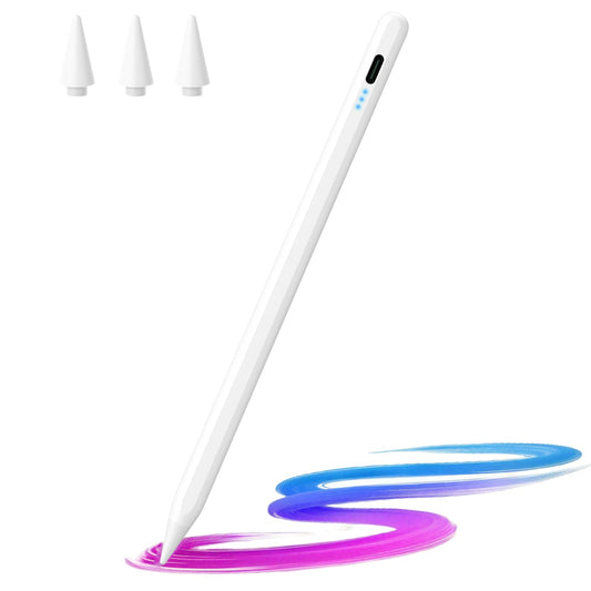 JAMJAKE Stylus Pen for iPad 2018-2025, 10 Mins Fast Charge with Tilt Sensitivity & Palm Rejection, Compatible with Apple iPad 6-11 Gen, iPad Air 3/4/5/M2/M3, iPad mini 5/6, iPad Pro 11"/12.9"/M4